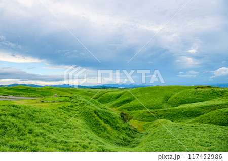 阿蘇国立公園 大観峰からの一望 117452986