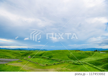 阿蘇国立公園 大観峰からの一望 117453002