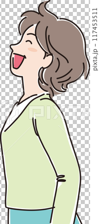 People of various ages_sideways_smiling and facing the wind_middle-aged women_40s_50s People of various ages_sideways_smiling and facing the wind_middle-aged women_40s_50s 117453511