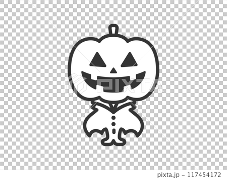 南瓜鬼圖示圖解（畫線） 117454172