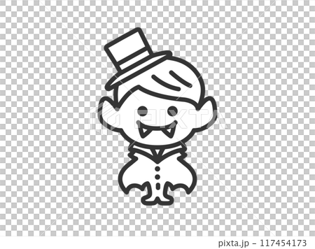 德古拉圖示(線條畫)插圖 德古拉圖示(線條畫)插圖 117454173