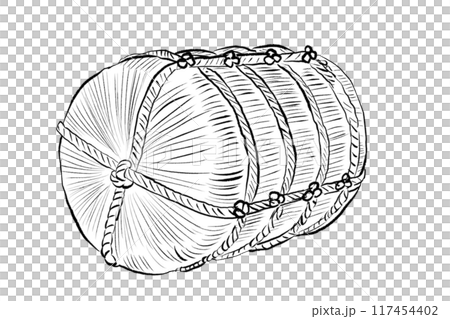 Rice sack black and white 1 117454402