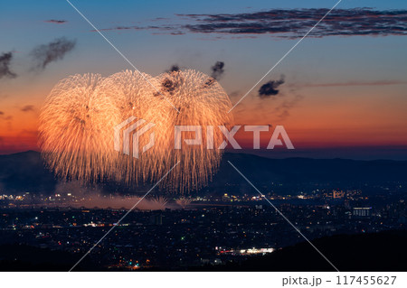 《新潟県》長岡花火大会・俯瞰撮影 117455627