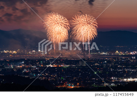《新潟県》長岡花火大会・俯瞰撮影 117455649