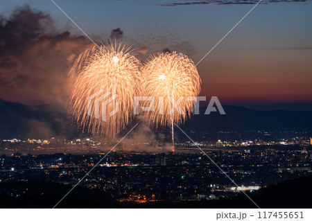 《新潟県》長岡花火大会・俯瞰撮影 117455651