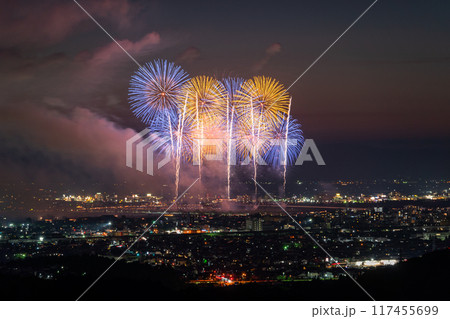 《新潟県》長岡花火大会・俯瞰撮影 117455699