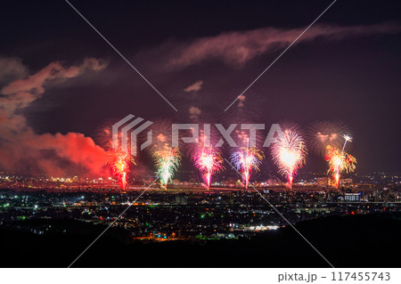 《新潟県》長岡花火大会・俯瞰撮影 117455743