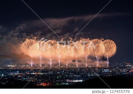 《新潟県》長岡花火大会・俯瞰撮影 117455770