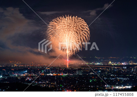 《新潟県》長岡花火大会・俯瞰撮影 117455808