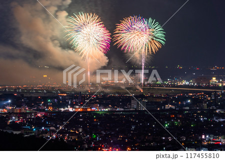 《新潟県》長岡花火大会・俯瞰撮影 117455810