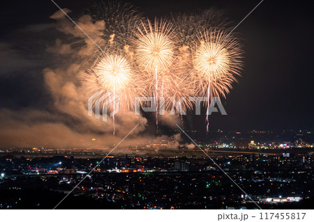 《新潟県》長岡花火大会・俯瞰撮影 117455817