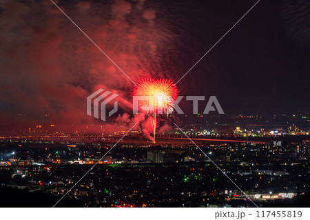 《新潟県》長岡花火大会・俯瞰撮影 117455819