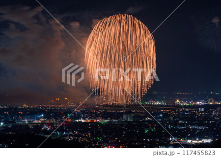 《新潟県》長岡花火大会・俯瞰撮影 117455823
