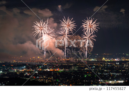 《新潟県》長岡花火大会・俯瞰撮影 117455827
