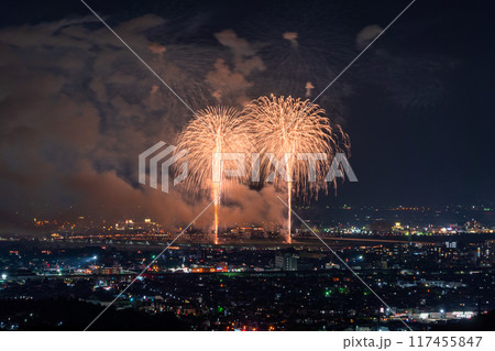 《新潟県》長岡花火大会・俯瞰撮影 117455847
