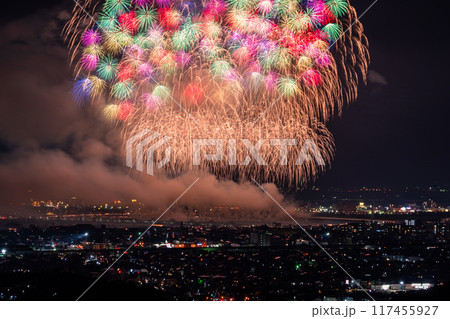 《新潟県》長岡花火大会・俯瞰撮影 《新潟県》長岡花火大会・俯瞰撮影 117455927