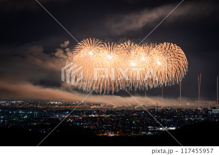 《新潟県》長岡花火大会・俯瞰撮影 《新潟県》長岡花火大会・俯瞰撮影 117455957