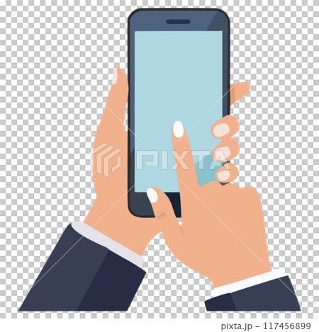 スマホを操作 117456899