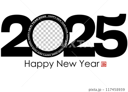 2025年巳年年賀状 2025年巳年年賀状 117458939