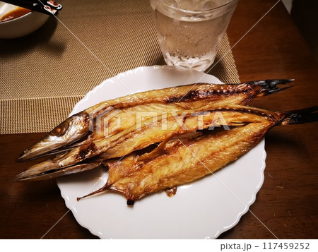かますの焼き魚 117459252