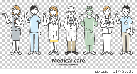 醫護人員全身圖 117459330