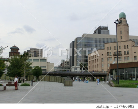 象の鼻パークから見た横浜三塔 象の鼻パークから見た横浜三塔 117460992