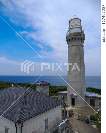 角島灯台のある風景 角島灯台のある風景 117461387