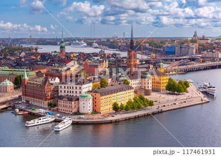 Aerial View of Gamla Stan, Stockholm, Sweden Aerial View of Gamla Stan, Stockholm, Sweden 117461931