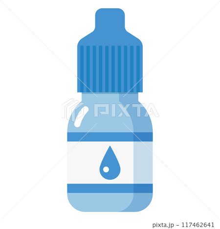 点眼薬のイラスト 点眼薬のイラスト 117462641
