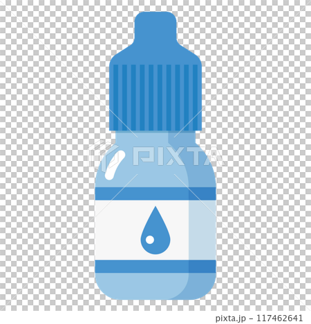 点眼薬のイラスト 点眼薬のイラスト 117462641