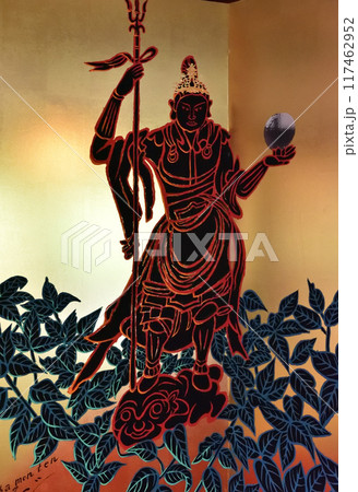 霊源院 屏風の毘沙門天 霊源院 屏風の毘沙門天 117462952