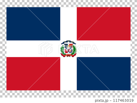 National flag Dominican Republic National flag Dominican Republic 117463019