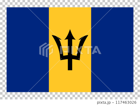 國旗巴巴多斯 117463026