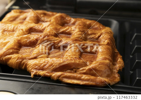 クロッフル　焼きたて　ワッフルメーカー 117463332