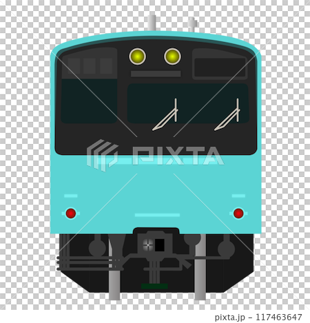 JNR 201 Series Train - Keihanshin Local Line: Railway Icon 117463647