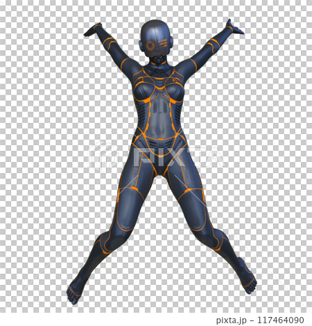 Women's cyborg 117464090