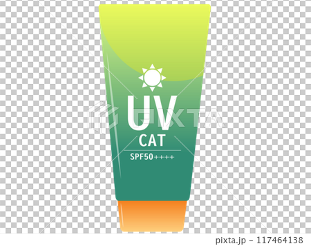 Simple gradient sunscreen illustration 4 Simple gradient sunscreen illustration 4 117464138