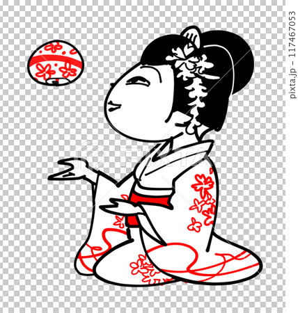 Maiko - playing Temari 117467053