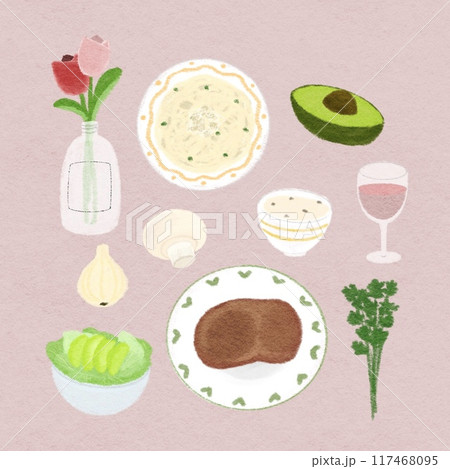 特別な夜ご飯 117468095