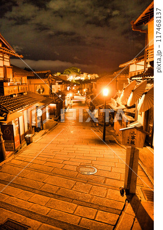 京都 二寧坂(二年坂)の夜景2023年 京都 二寧坂(二年坂)の夜景2023年 117468137