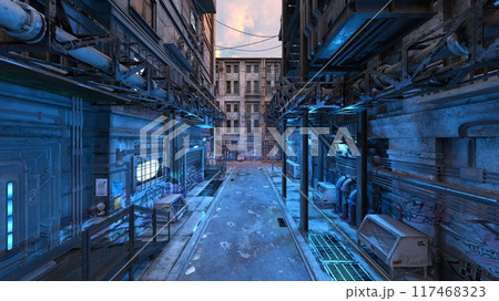 荒廃した都市 117468323