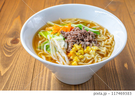 そぼろ入り味噌ラーメン 117469383