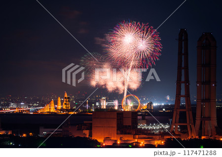 《三重県》長島温泉・大花火 《三重県》長島温泉・大花火 117471288