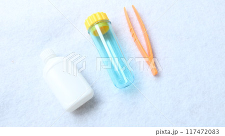 子供のおもちゃ注射器ピンセット試験管薬注射器体温計理化学 117472083