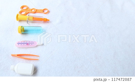 子供のおもちゃ注射器ピンセット試験管薬注射器体温計理化学 子供のおもちゃ注射器ピンセット試験管薬注射器体温計理化学 117472087