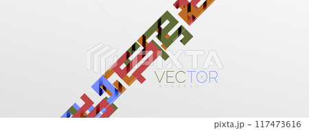Color bend lines with shadow texture effect. Vector Illustration For Wallpaper, Banner, Background, Card, Book Illustration, landing page 117473616