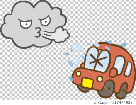 汽車暴露在自然環境中 117474928