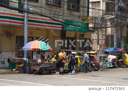 躍動するフィリピン - マニラ・マラテ/エルミタの街並み 都市景観（2024年5月） 117475363