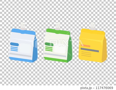 ゼリー飲料のイラスト ゼリー飲料のイラスト 117476069