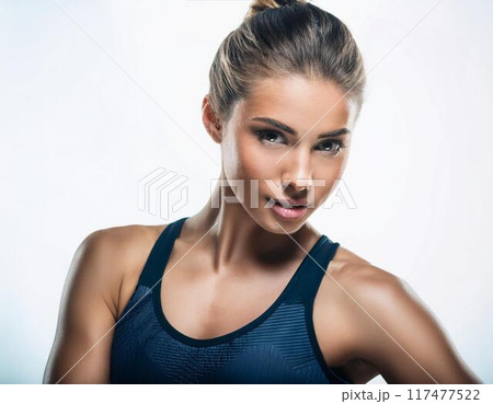 スポーツウェアを着た女性 117477522